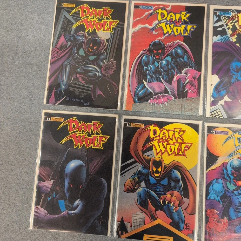 Dark Wolf Eternity Comics Lot Issues 7 8 9 10 11 12 13 14 Copper Age NM - Picture 2 of 3